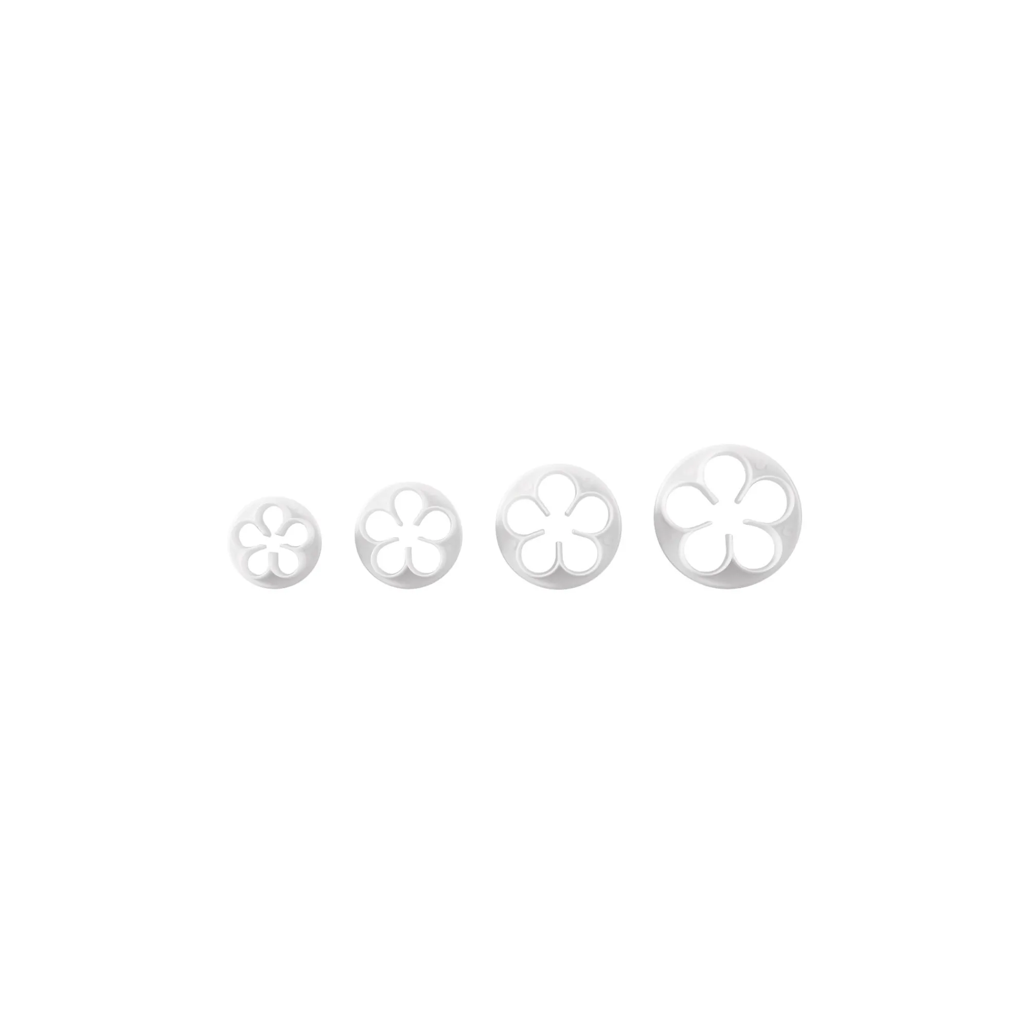 Floral & Plunger Cutters>Mason Cash Set Of 4 Petal Flower Cutters