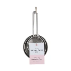 Cake Presentation|Measuring Jugs & Spoons>Mason Cash Set Of 3 Stainless Steel Measuring Cups