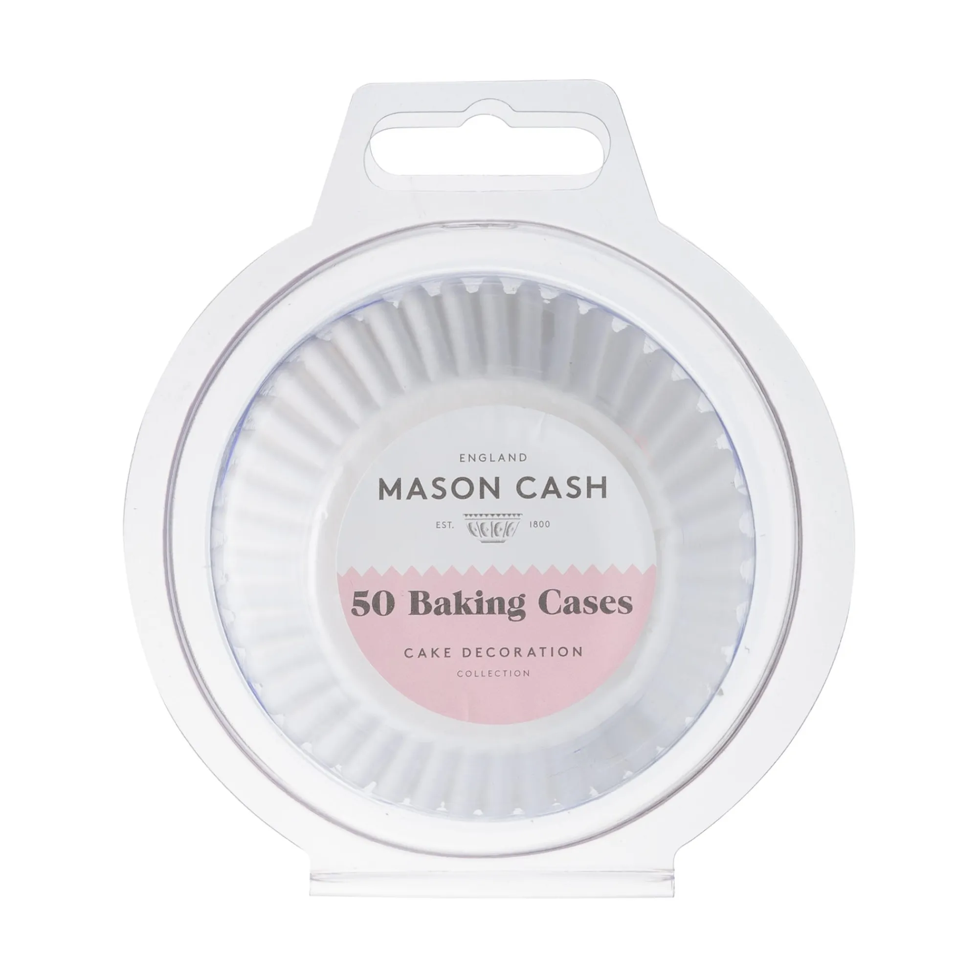 Cupcake Cases & Toppers>Mason Cash Set Of 50 White Cupcake Cases