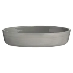 Oval & Pie Dishes>Mason Cash William Mason 28cm Grey Oval Dish