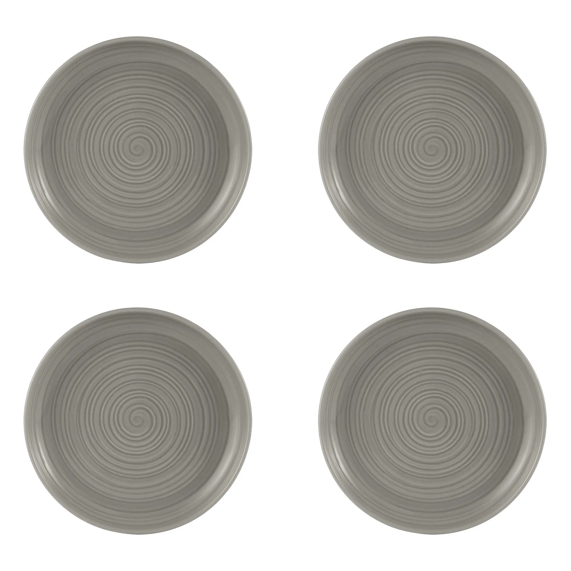 Plates>Mason Cash William Mason Set Of 4 Grey Side Plates